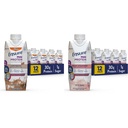Sikre Max Protein Flydende Nutritional Shake med 30g Protein & Max Protein Nutrition Shake med 30g Protein, 1g Sukker, High Protein Shake, Cremet Strawberry, 11 fl oz, (Pack of 12)