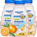 Antacida Tablets Sugar Free Extra Strength, Orange Creme, Calcium Carbonat 750 mg, 90 Greve Hver (pakke med 3)