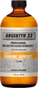 Argentyn 23 Professionel immunstøtte - Kolloid Sølv, Bio- Active Silver Hydrosol, 23 ppm, Flydende Twist Top, 16 Fl Oz (473 mL)