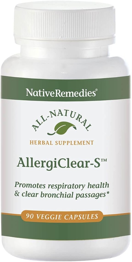Native retsmidler AllergiClear for Relief under Allergy Sæson (90 tabletter)
