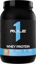 Rule 1 Whey Protein – 24g Fast-Acting Protein from All-Whey Sources with Naturally Occurring EAAs & BCAAs for Workout Recovery or Anytime Use (2 Pounds*, Toasted Cinnamon Cereal)