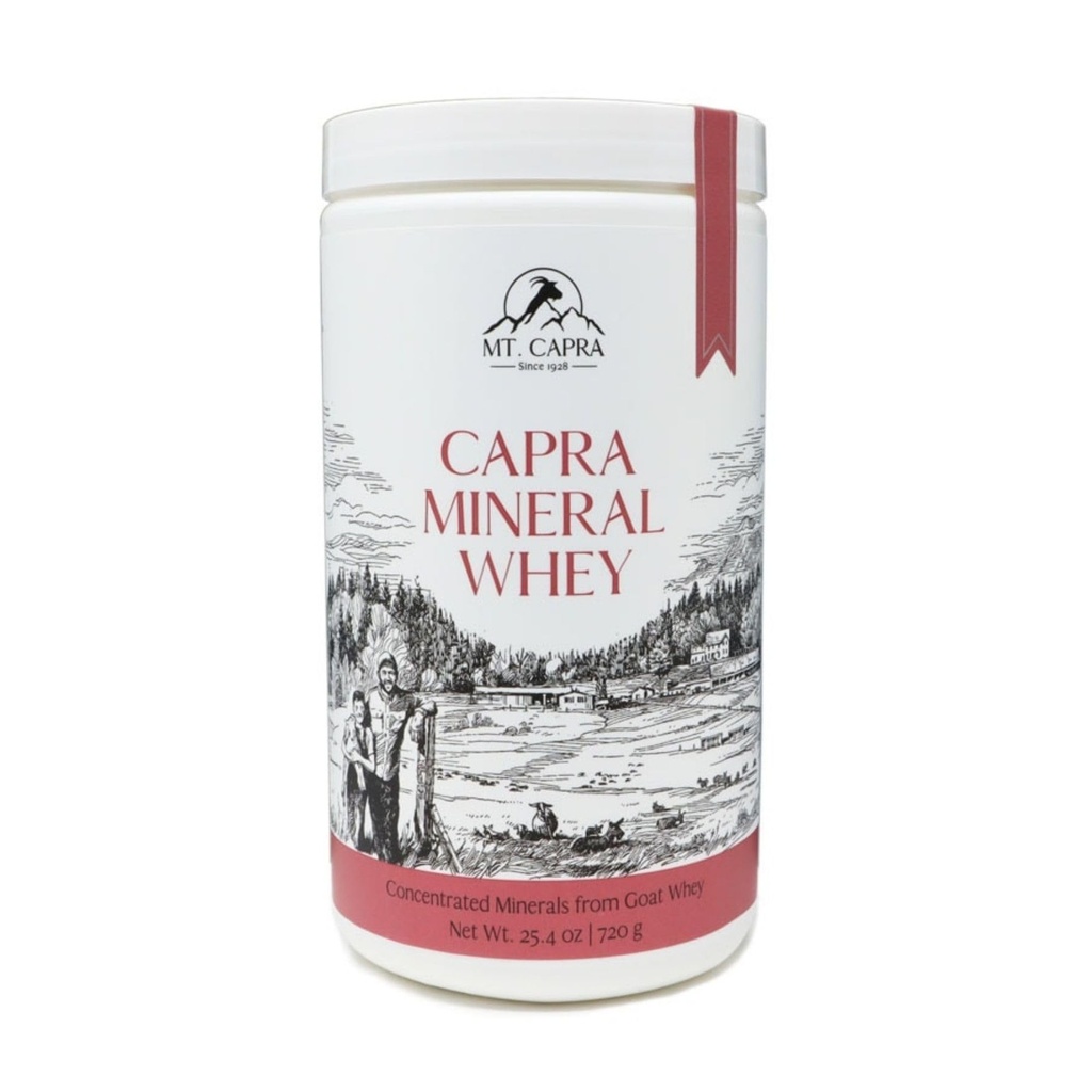 Mt. Capra Mineral Whey Buddy 124; A Whole Food, Bio- Tilgængelig Mineral / Electrolyte Powder Supplement fra Geat Milk Whey, Rich in Kalium, Alkalisering Buddy 124; 28 Servering - 25,4 oz