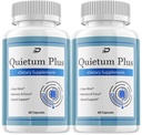 Quietum Plus Brain Supplement Capsules – All-Natural Maximum Strength Formula for Enhanced Memory and Focus Pills, QuietumPlus Support and Reviews (2 Pack – 120 Capsules)