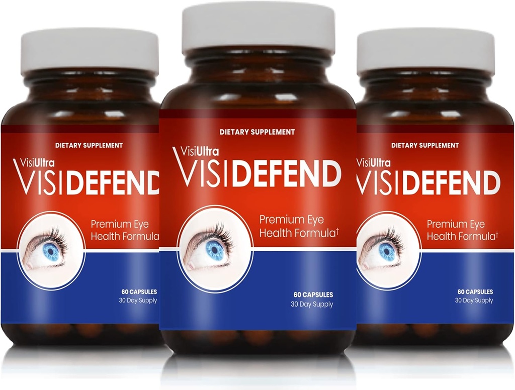 VisiDefend: Bilberry Extract til Omfattende Øjenstøtte og Samlet velvære - nærende øjne og forbedre sundhed! (3Pack)