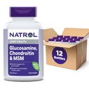 Natrol Glucosamin Chondroitin og MSM tabletter, 150- greve (pakning med 12 stk.