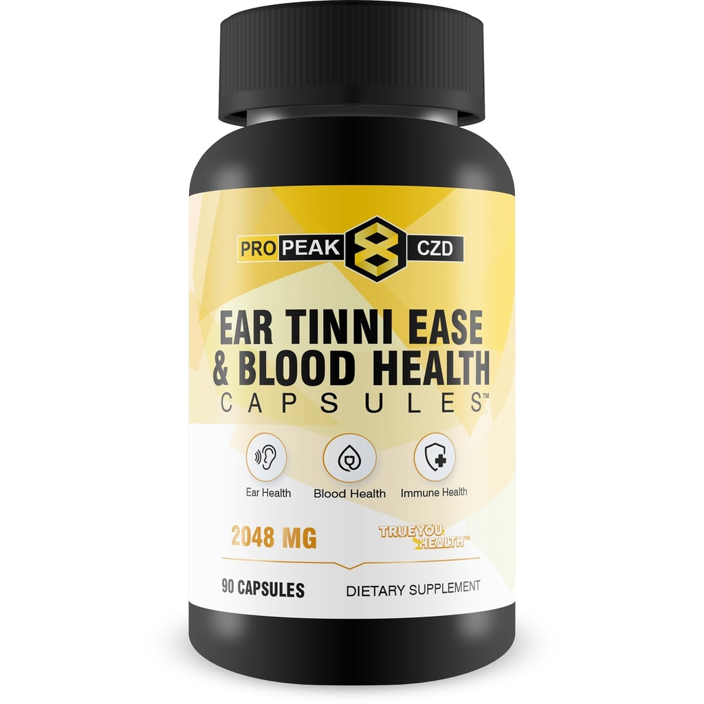 Naturlig Tinnitus Relief Øre Tinnie Ease Immunoboost - vores bedste Tinnitus Relief til Ringende Øre immunosupport Supplement - Blod Booster - Øre sundhed - Immunoboost Blodbygger Blood Health Pills