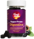Fungiments Super Prune - Svampe supplement - Tyrkiet Hale svampe, Fiber, Rabarber, Prunes, Ingefær, Kamille - Debloating, Forstoppelse Relief (30 svampe)