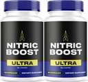 LIVORKA Nitroc Boost Ultra Powder nu i kapsler, Avanceret formel - 120 Tæl (2 måneder Tilgang) - pakke med 2