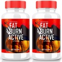(2 Pack) Fat Burn Active Pills, Fat Burner Active Advance Keto Formel - Advanced Weight Loss Support, All Natural Keto Supplement, Fat Burn Keto Vitaminer, Fat Burn Keto Active Anmeldelser (120 kapsler)