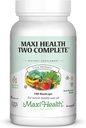 Maxi Health Two Complete - Multivitaminer og mineraler - Fuld potens - 180 Kapsler - Kosher