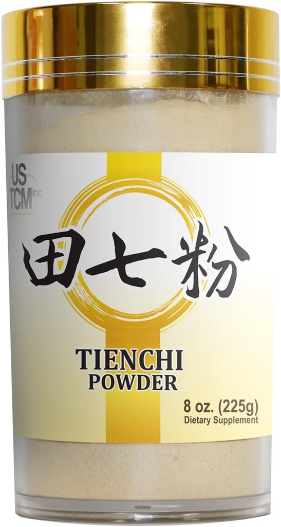 100% Pure Tienchi Powder Pseudoginginseng Notoginseng Sanqi Powder Tienchi Ginseng Powder against 120mesh (8oz)