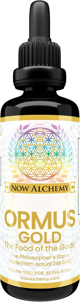24K ORMUS Gold - fra The Pioneers of ORMUS. Ocean Plasma Minerals med faktiske 24K monoatomic guld. Heldigt udformet med Revenence.