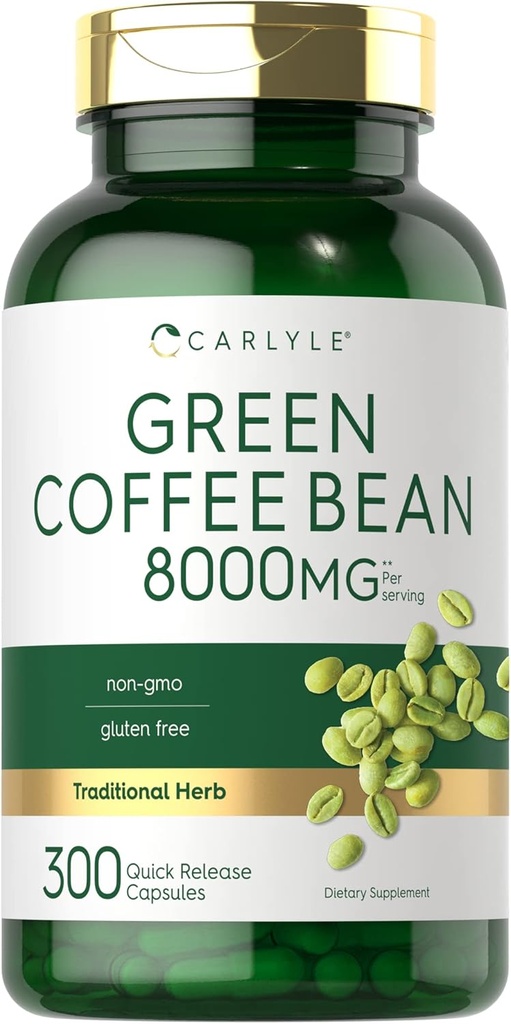 Carlyle Green Coffee Bean Extract: 124; 8000 mg