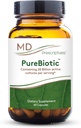 MD Præskriptiver - PureBiotic - Probiotisk Kosttilskud til fordøjelse & Gut Sundhed - 60 kapsler