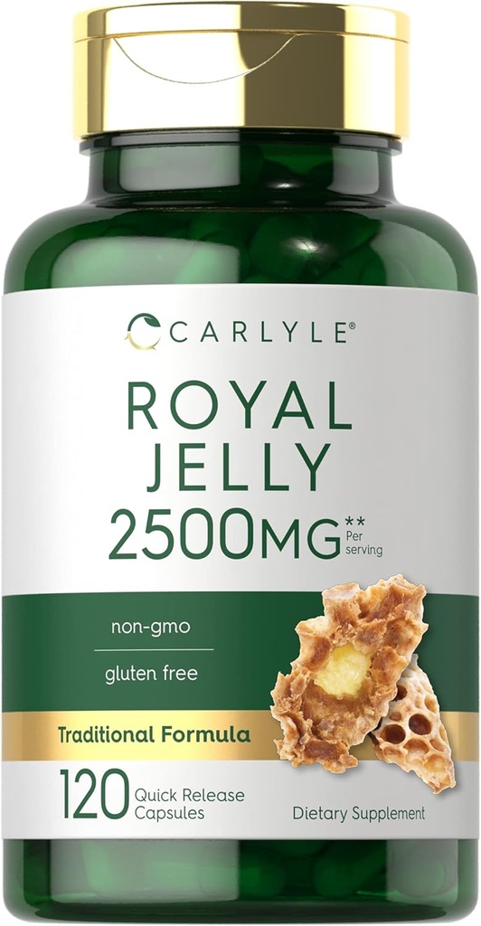Carlyle Royal Jelly Capsule Note 124; 2500mg