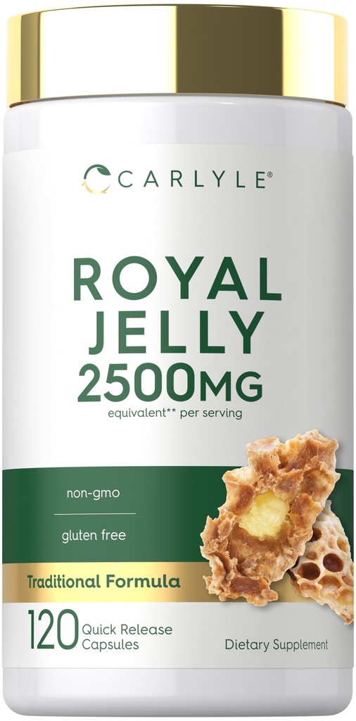 Carlyle Royal Jelly Capsule Note 124; 2500mg