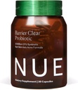 Nue Co. Barrier Clear Probiotic, Gut- Skin Axis Acne Formel, for alle hudtyper, 30 kapsler