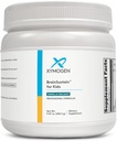 XYMOGEN Brainstain for Kids - N- Acetyl- L- Cysteine, Alpha Lipoic Acid og DHA for Kids Focus Support - Brain Support for Memory and Focus - Non- GMO, Gluten, Soy + Dairy- Free (9.47 oz)