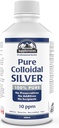 Kolloid sølv 10ppm 600ml - Kolloid sølv flydende mineral spor mineraler - Kolloid kobber kosttilskud - Sølv kolloide mineraler Væske - Formuleret & Lavet i Canada