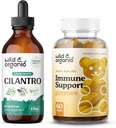 Wild & Organic Cilantro Tinktur 4 fl oz & immunforsvar Gummies