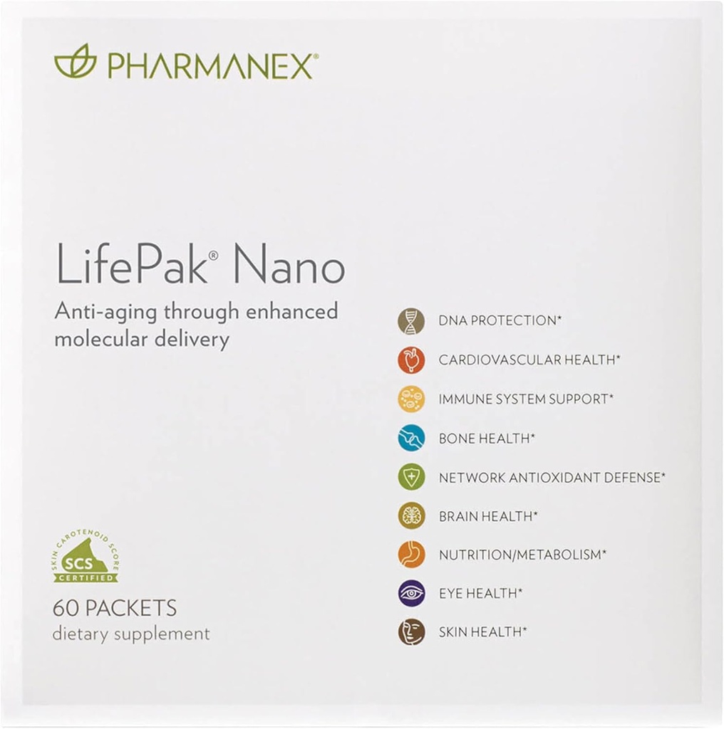 Nu Skin Pharmanex LifePak Nano - Advanced Nutritional Support med Cutting-Edge Nanoteknologi, Vitaminer, og antioxidanter til forbedret absorption og sundhedsmæssige fordele