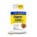 Enzymedica Digest Gold + ATPro, Maximum Strength, Fast- Actioning, Hjælper Digest Store Måltider, Forvents Bloating and Gas, 240 Greve (FFP)