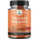 Herbal Thyroid Support Complex - Potent Kelp Jod supplement med L Tyrosin, Bladerwrack, Selenium & Pure Ashwagandha til Hormone Balance - Mood & Energy Dietary Pills - 120 Halale kapsler