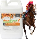 SeaBuck 7 Equine Supplement til heste med Sea Buckthorn til at forbedre Horse Health (3-6 Uge Supply, 1 Gallon) - Understøtter sund kost & fordøjelse, øget energi / fokus, & skinnende Frakker til heste
