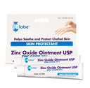 (2 Pack) Globe Zink Oxide Salve 20%, 2 Ounce Tube (i alt 4 oz) Advanced Skin Protection, Til ble Udslæt, Relief From Poison Ivy, Sumac & Eak, Beskytter Fra Wetness, Beskytter Chafed Hud