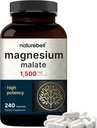 NatureBell Magnesium Malat 1. 500 mg, 240 Kapsler