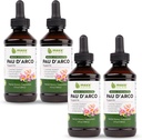 Maxx Herb PAU D 'Arco Tincture - Max Strength PAU Darco Extract for immunforsvar, Taheebo Tea Inner Bark Absorbs Bedre end PAU Darco kapsler - 4 flasker, 4 Oz Hver (240 Servere)