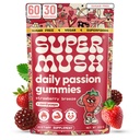 SuperMosh Horny Goat Weed Gummies - Horny Goatweed til mænd og kvinder med Cordyceps, Reishi & Maca Root - Maksimere blodgennemstrømning, Ignite FeelGood Vibes & vedvarende energi