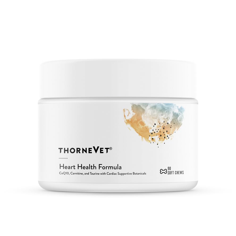 ThorneVET Heart Sund Formel - Kardiovaskulær støtte til hunde & katte, 90 bløde tygger
