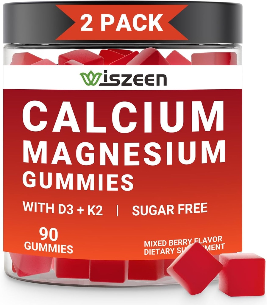 Calcium med vitamin D3 K2 Gummier