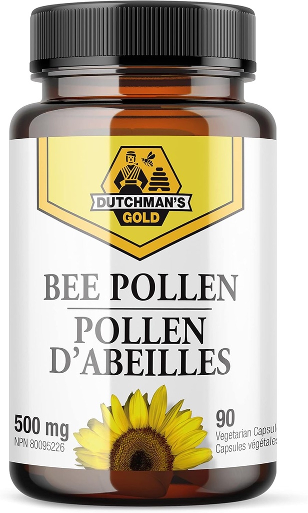 Dutchman's Gold Pure Bee Pollen Capsules 500 mg - 90 caps