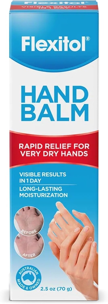 Flexitol Hand Balm, Rich Fugtgivende Hand Cream, 2,5 Ounce Tube
