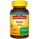 Nature Made Iron 65 mg (fra ferrosulfate) tabletter til dannelse af røde blodceller (365 ct.).