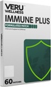 Veru Wellness immunPlus patch - Daglig immunforsvar - Samlet sundhed, zink, hyldebær og Echinacea (60 dag)