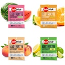 SaltStick Fastchews, Electrolyte Erstatningstabletter til Rehydrering, Motion Inddrivelse, Unge & Voksne Atleter, Vandreture, Sports Inddrivelse, 10ct Variety 4-Pack