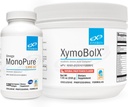 XYMOGEN Omega Monopure 1300EC (120 Servere) + XymBolX (30 Servere) Bundle - Kardiovaskulær + kognitiv støtte, Muskel Inddrivelse - Ikke GMO