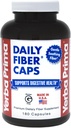 Yerba Prima Daily Fiber Caps - 180 Kapsler - Opløselige & Uopløselige kostfibre supplement - Colon Cleanse - Gut Health - Vegan, Non- GMO, Gluten- fri