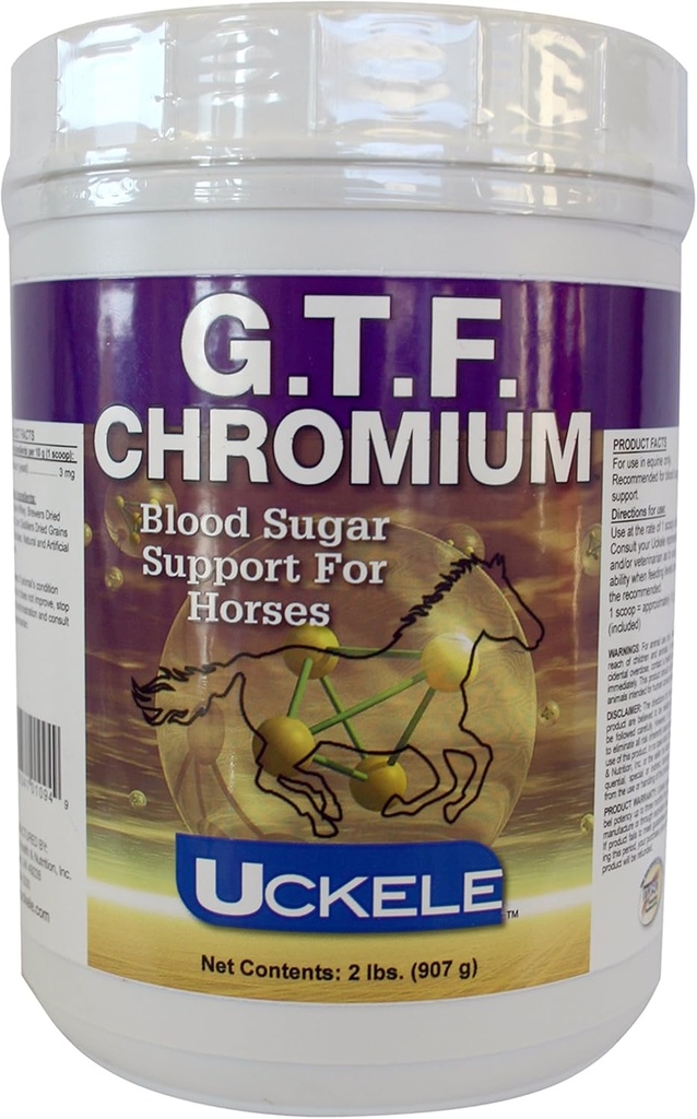 Uckele G.T.F. Chrom Horse Supplement - Equine Vitamin & Mineral Supplement - 2 pund (lb)