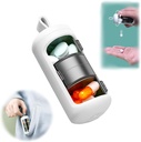 Daily Pill and Vitamin Container, Portable Pill Box,Travel Pill Organizer, Daily Pill Case Holder to Medication, Supplements, Small Medicine Box Prefect as a Gift, for Office, Trip, Gym