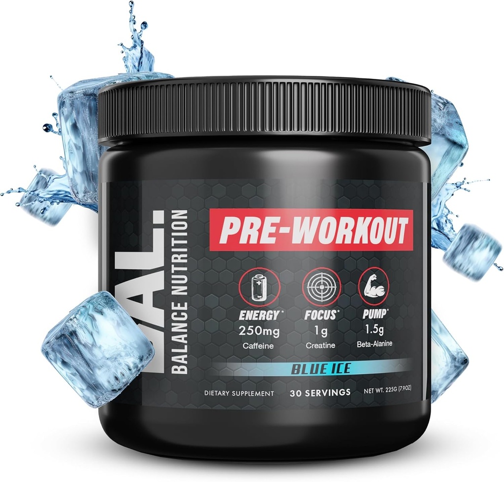 Pre- Work Out, 30 Servering (Blue- Ice)