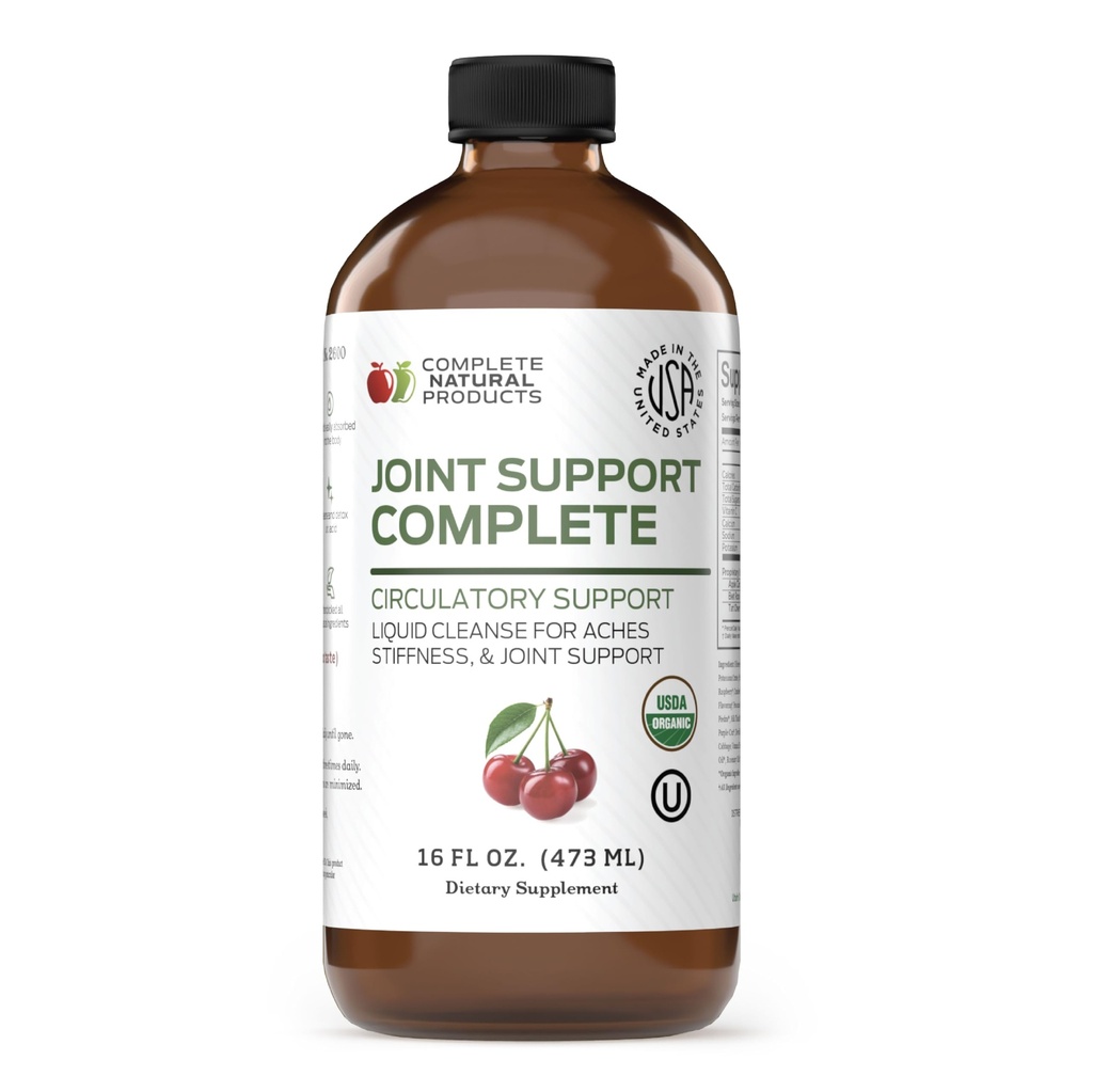 Komplette naturlige produkter Fælles Support Complete - 16 Fl Oz Organic fælles Support Supplement & Ursyre Cleanse