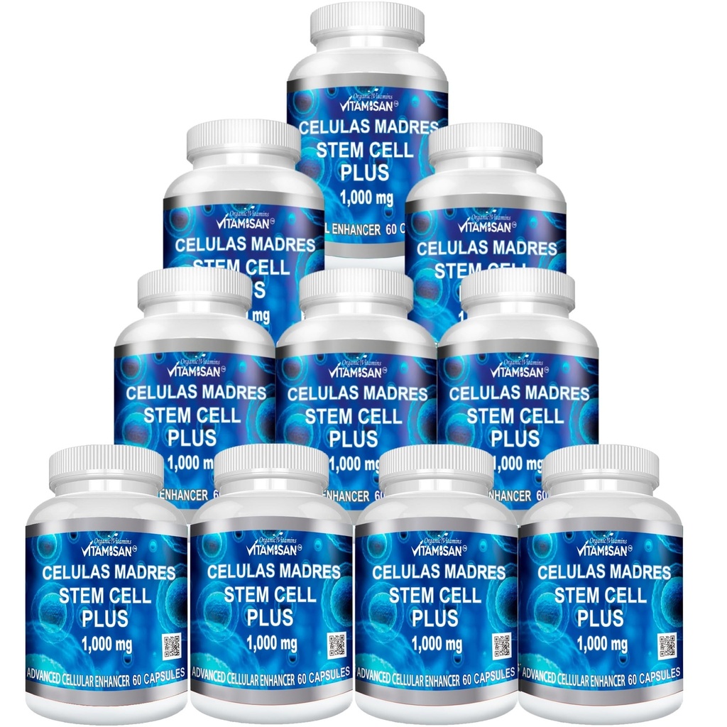 VITAMIAN 10 flasker cellulas Madres Stem Cell Plus kapsler