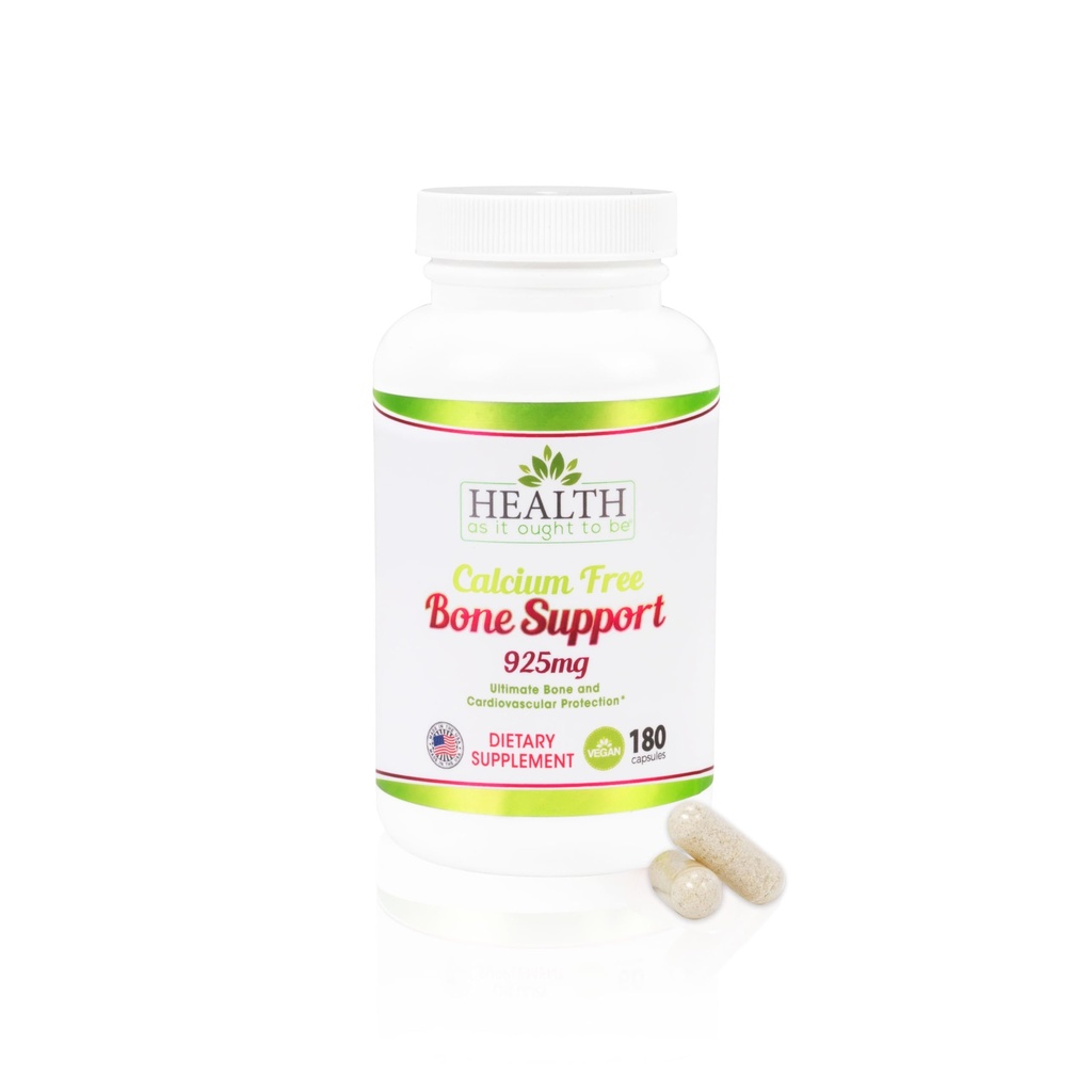 Sundhed som det burde være Calcium Free Knoglestøtte Supplement til 124; Ultimate Knogle- og kardiovaskulær beskyttelse