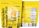 PowderVitamin Electrolytes Powder Plus (100 Servere) Orange Ananas Electrolyte Powder Zero Calorie, Keto, 0 Sugar, No Maltodextrin, 1000mg Kalium, 120mg Calcium, 120mg Magnesium, Hydrationspulver