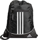 adidas Alliance Sackpack - Løbegang rygsæk lille taske til mænd og kvinder, sort, One Size
