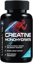 Creatin monohydrat kapsler 3000mg - Mikroniseret Creatin Nutritional Supplement - Lean Muscle Growth, Workout Performance, Energy & Endurance Support - 750mg per High Absorption Capsule - 60 Tæl
